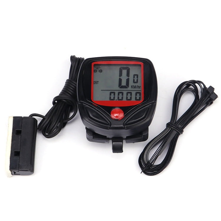 Englischer wasserdichter 14-Funktions-Fahrradcomputer LCD Kilometerzähler Tachometer, SD-548B