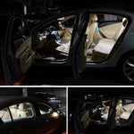 2 PCS 2W 100 LM 6000K 36MM Bicuspid Port Car Dome Lamp LED Reading Light with 16 SMD-4014 LED Lamps, DC 12V, 36MM