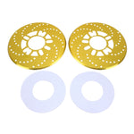 2 PCS Universal Aluminium Auto Car Wheel Disc Brake Racing Decorative Cover