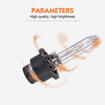 2 PCS D4R 35W 3800 LM 4300K HID Bulbs Xenon Lights Lamps, DC 12V, D4R