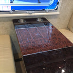 Stainless Steel Drop-in Cup Holder Table Drink Holder for RV Car Truck Camper, Size: 6.8 x 5.6cm, Size: 6.8 x 5.6cm