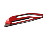 2 PCS German Flag Car Carbon Fiber Seat Adjustment Panel Decorative Sticker for Mercedes-Benz W204 2007-2013, Seat Adjustment