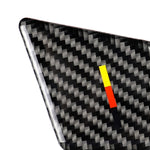 4 PCS Car German Flag Carbon Fiber Door Inner Handle Wrist Panel Decorative Sticker for Mercedes-Benz C Class 2007-2013 / E Class 2009-2016, Door Inner Handle Wrist