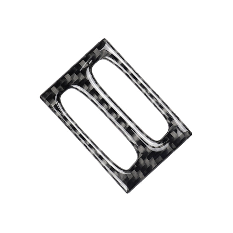 Car Carbon Fiber Intermediate Air Outlet Panel Decorative Sticker for Mercedes-Benz W204 2011-2013, Intermediate Air Outlet