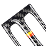 Car German Flag Carbon Fiber Intermediate Air Outlet Panel Decorative Sticker for Mercedes-Benz W204 2011-2013, Intermediate Air Outlet (German Flag)