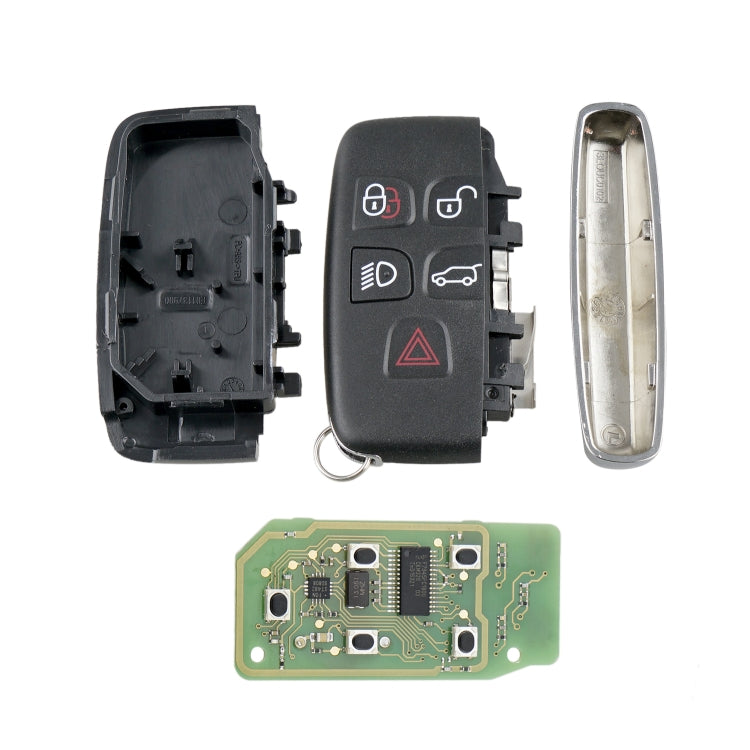 For Jaguar / Land Rover Intelligent Remote Control Car Key with Integrated Chip & Battery, Frequency: 433MHz, KOBJTF10A with ID49 Chip, For Jaguar