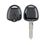 For MITSUBISHI 2 Buttons Intelligent Remote Control Car Key with 46 Chip & Battery & Left Slot, Frequency: 433MHz, For MITSUBISHI(Left)