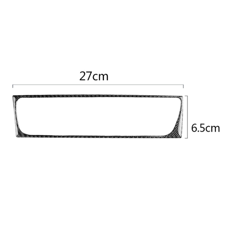 Car Carbon Fiber Air Conditioning Air Outlet Frame Decorative Sticker for Audi A4 B8 2009-2016 / A5 2008-2017 / Q5 2009-2017​, Left Drive, Air Outlet Frame