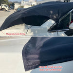 Auto 210D Vinylkleber Oxford-Stoff Magnet Schneeschutz Windschutzscheibe Sonnenblende Frostschutzmittel Isolierung, Größe: 215 cm x 155 cm, Größe: 215 cm x 155 cm