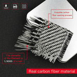 Car Carbon Fiber Steering Wheel Decorative Sticker for Toyota Eighth Generation Camry 2018-2019, Steering Wheel