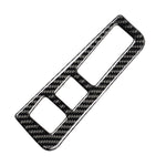Car Carbon Fiber Headlight Switch Frame Decorative Sticker for Cadillac XT5 2016-2017, High Version, Left Drive, Headlight Switch