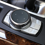 Multi-function Knob Modified IDRIVE Button Decorative Sticker for BMW 1 2 3 5 Series X1 X3 X5 X6, Seven Button Bticker