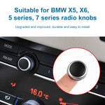 Car Radio Switch Button CD Player Volume Knob 64119350272 for BMW F15, For BMW F15