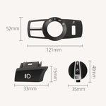 Car Headlight  Switch Button Knob for BMW 5 Series 2010-2017, Left Driving, Headlight Switch (Black), Headlight Switch (Red)