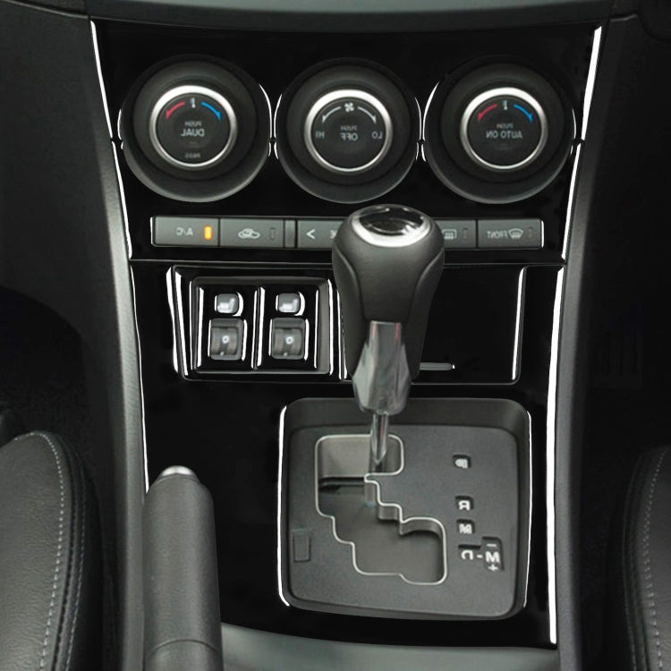 For Mazda 3 Axela 2010-2013 7 in 1 Car AC Gear Frame Set C Decorative Sticker, Right Drive, AC Gear Frame Set C, Right Drive