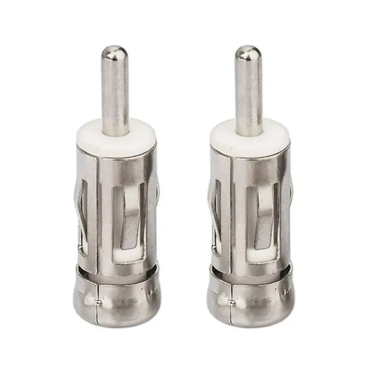 10pcs Car Vehicles Radio Stereo Aerial Antenna Mast Male Adapter DIN Connector Plug, DIN Connector Plug