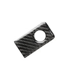 Dekorativer Aufkleber aus Kohlefaser für die Ablagebox auf dem Beifahrersitz des Infiniti Q50/Q60 (2014–2020), Linkslenker.