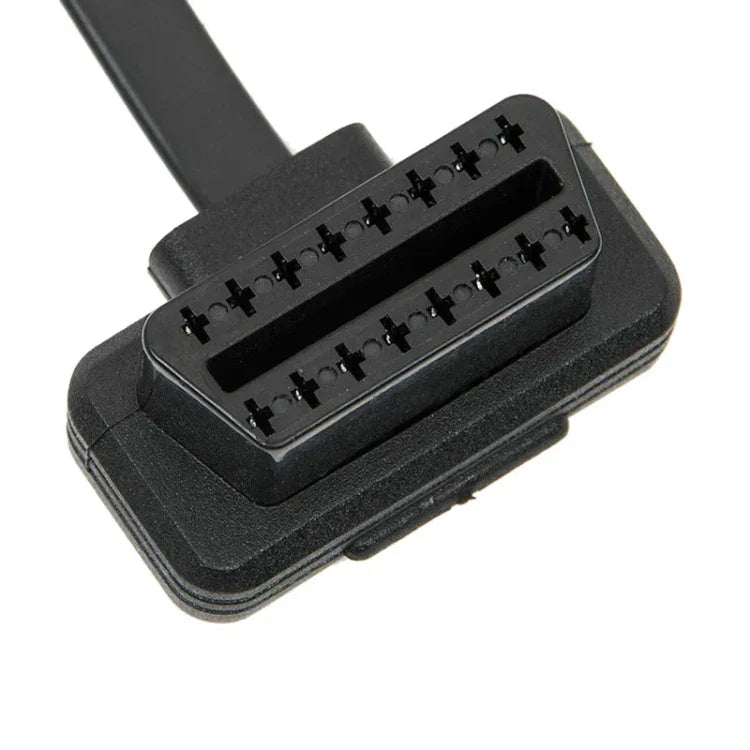 16-poliges OBD-Diagnosekabel für Fahrzeuge, OBD2-Stecker auf Buchse, Kabellänge: 100 cm
