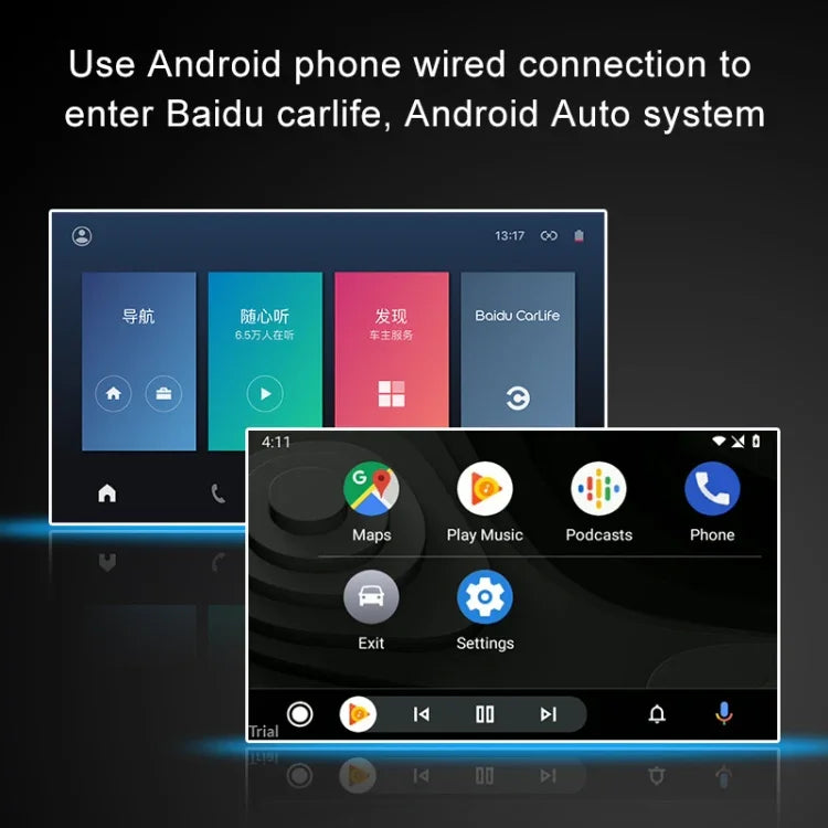 Auto-Navigation für Android / Apple CarPlay Wireless Bluetooth Modul Auto Smart Phone USB CarPlay Adapter, CPC200-Autokit