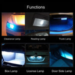 2 PCS T10 DC12 / 1W 9LEDs SMD-3030 Car Clearance Light, 9LEDs (Ice Blue Light), 9LEDs (Blue Light), 9LEDs (Pink Light), 9LEDs (White Light), 9LEDs (Yellow Light)