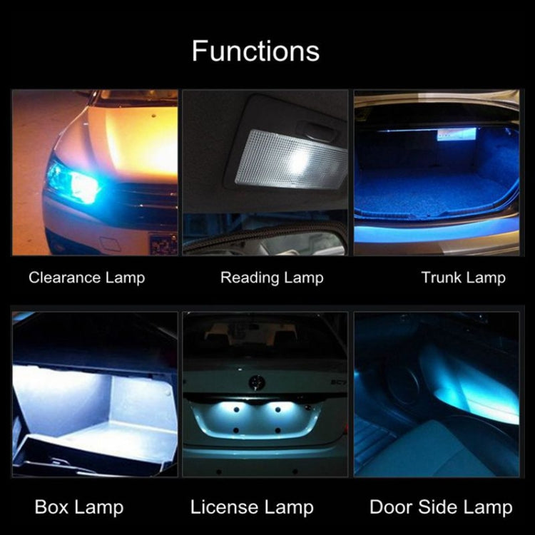 2 PCS T10 DC12 / 1W 9LEDs SMD-3030 Car Clearance Light, 9LEDs (Ice Blue Light), 9LEDs (Blue Light), 9LEDs (Pink Light), 9LEDs (White Light), 9LEDs (Yellow Light)