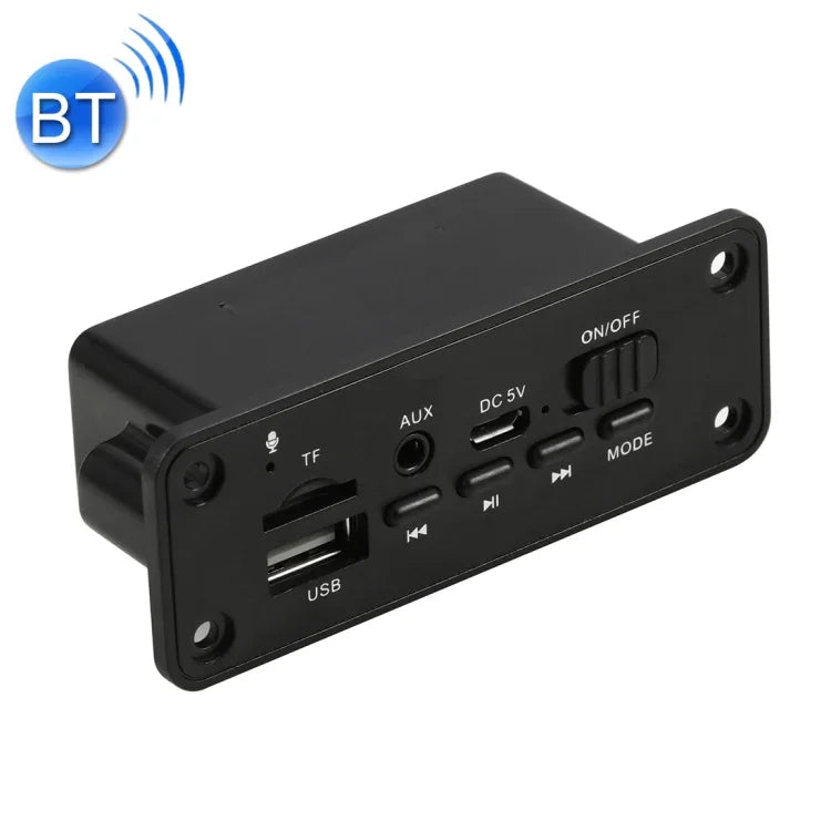 Auto 5V 2x3W Audio MP3 Player Decoder Board FM Radio TF USB 3.5mm AUX, mit Bluetooth und Aufnahme Anruffunktion, Audio MP3 Player Decoder Board
