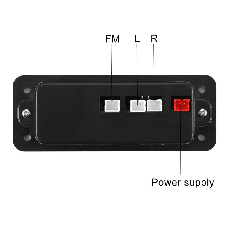 Auto 5V 2x3W Audio MP3 Player Decoder Board FM Radio TF USB 3.5mm AUX, mit Bluetooth und Aufnahme Anruffunktion, Audio MP3 Player Decoder Board