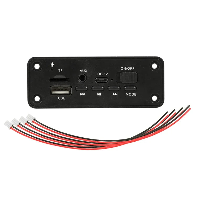 Auto 5V 2x3W Audio MP3 Player Decoder Board FM Radio TF USB 3.5mm AUX, mit Bluetooth und Aufnahme Anruffunktion, Audio MP3 Player Decoder Board