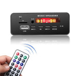 Auto 12V 2x3W Audio MP3-Player Decoder Platine FM-Radio TF USB 3.5mm AUX, mit Bluetooth & Anrufaufnahmefunktion & Fernbedienung, 12V
