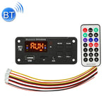 Auto 12V Farbdisplay Bluetooth 5.0 Audio MP3-Player Decoder-Platine FM-Radio TF-Karte USB 3,5 mm AUX, mit Fernbedienung, 12V