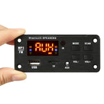 Auto 12V Farbdisplay Bluetooth 5.0 Audio MP3-Player Decoder-Platine FM-Radio TF-Karte USB 3,5 mm AUX, mit Fernbedienung, 12V