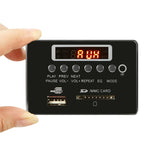 Auto 5V Audio MP3 Player Decoder Board FM Radio SD Karte USB AUX, mit Bluetooth / Fernbedienung, 5V, 5V (Silbergrau)