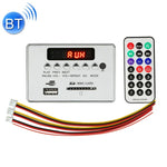 Auto 5V Audio MP3 Player Decoder Board FM Radio SD Karte USB AUX, mit Bluetooth / Fernbedienung, 5V, 5V (Silbergrau)