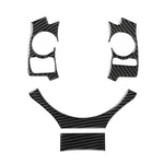 4 in 1 Car Carbon Fiber Steering Wheel Button Decorative Sticker for Lexus IS250 NX200 200t 300h, Left and Right Drive Universal, For Lexus IS250 NX200 200t 300h(A)