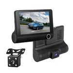3-in-1 4 Zoll 170 Grad Weitwinkel Nachtsicht HD 1080P Auto-DVR, unterstützt Bewegungserkennung / G-Sensor, 4 Zoll