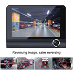 3-in-1 4 Zoll 170 Grad Weitwinkel Nachtsicht HD 1080P Auto-DVR, unterstützt Bewegungserkennung / G-Sensor, 4 Zoll