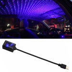 5V 0.1W IPX4 Car Rotating Star Lights Starry Sky Atmosphere Lamp, C-206 (Blue Light), C-206 (Red Light)