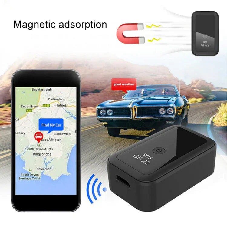GF22 Auto GPS-Tracking-Diebstahlschutzgerät, magnetische Positionierung, Adsorption, Anti-Verlust-Gerät, Sprachsteuerung, aufnehmbar, GF22