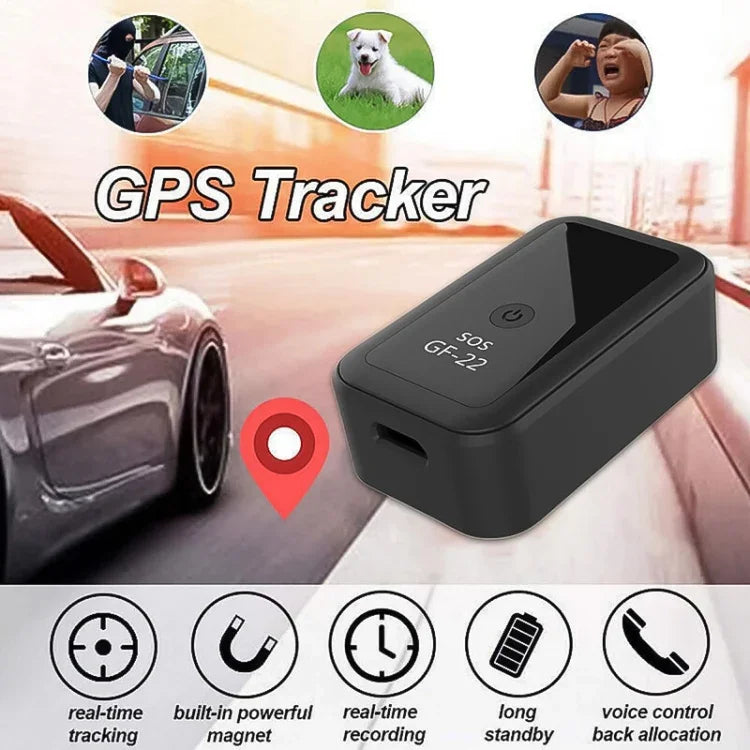GF22 Auto GPS-Tracking-Diebstahlschutzgerät, magnetische Positionierung, Adsorption, Anti-Verlust-Gerät, Sprachsteuerung, aufnehmbar, GF22