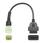 Motorcycle OBD 16PIN Female to 6PIN Connector Cable for KTM, 16PIN to 6PIN