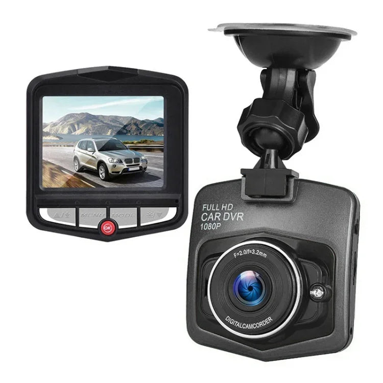 2,2 Zoll Auto 480P Einzelaufnahme Schild Fahrtenschreiber DVR Unterstützung Parküberwachung / Loop-Aufnahme (Schwarz), 2,2 Zoll