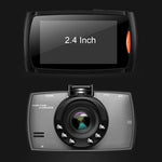 G30 2,4 Zoll Auto 480P Einzelaufnahme Fahrrekorder DVR Unterstützung Parküberwachung / Schleifenaufzeichnung, 2,4 Zoll