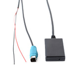 Car AUX Bluetooth Music Audio Cable + MIC for Alpine Kce-237b 123E 101E 102E 105E 117J 305S, For Alpine Kce-237b 123E 101E