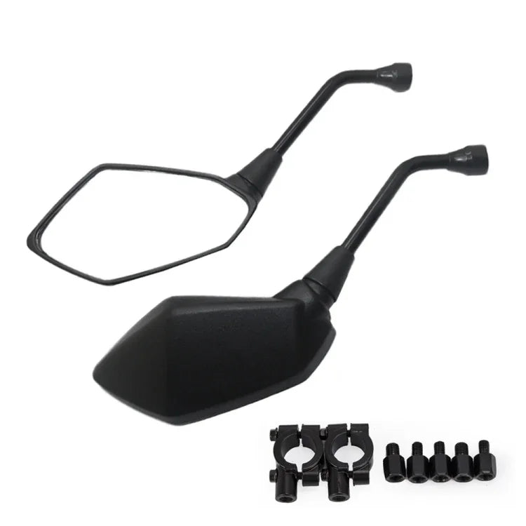 ZF001-185B Paar Rückspiegel, reflektierende Spiegel für Quads und ATVs, ZF001-185B