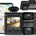 Z30 WiFi Dual-Lens HD 2160P Nachtsicht ohne Licht 360-Grad Panorama-Fahrtenschreiber, GPS-Version, Z30 GPS-Version