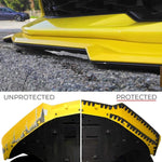 Car Modified Bumper Guard Kit Black, Black