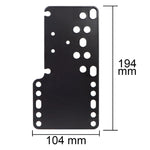Modifizierte analoge lineare 14-Bit-USB-Handbremse für Rennspiele-PCs mit Driftfunktion für Windows-Systeme, inklusive Trägerplatte
