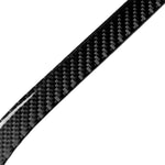 2 PCS Carbon Fiber Car Rear Fog Lamps Decorative Sticker for Tesla Model X, Rear Fog Lamps