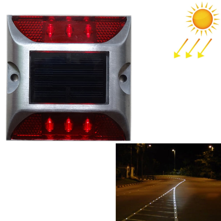Solar-Quadrat-Straßenbolzenleuchte, Fahrzeugführungslampe, Straßenverzögerungsleuchte, dauerhaft helle Version