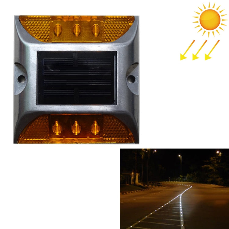 Solar-Quadrat-Straßenbolzenleuchte, Fahrzeugführungslampe, Straßenverzögerungsleuchte, dauerhaft helle Version